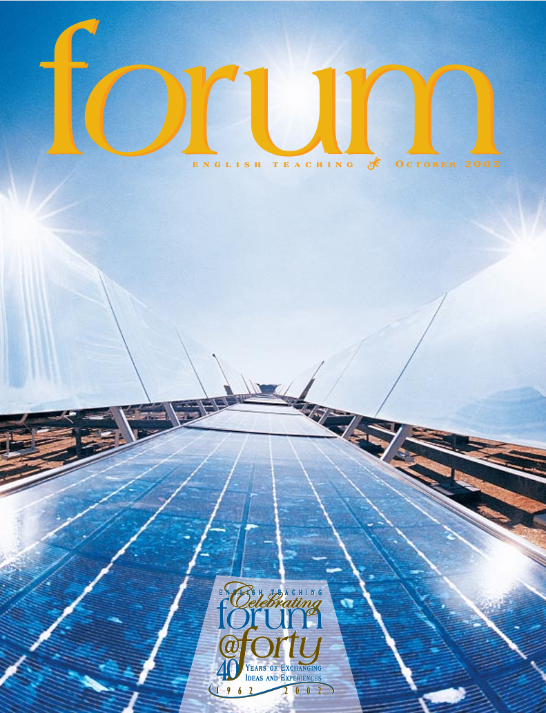 Cover of English Teaching Forum 2002, Volume 40, Number 4
