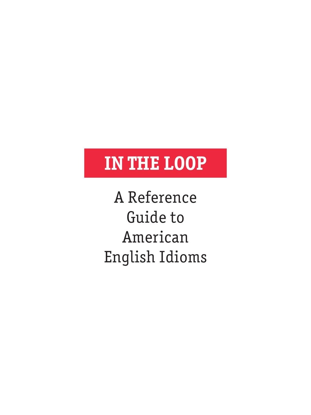 Cover of In the Loop