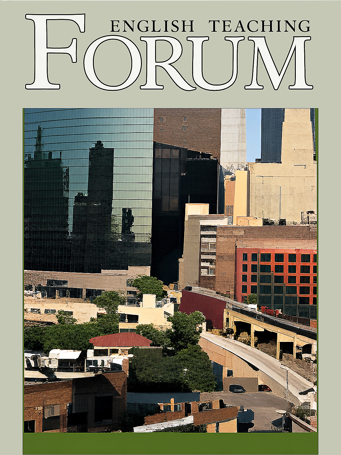 Cover of English Teaching Forum 2008, Volume 46, Number 4 featuring a skyline