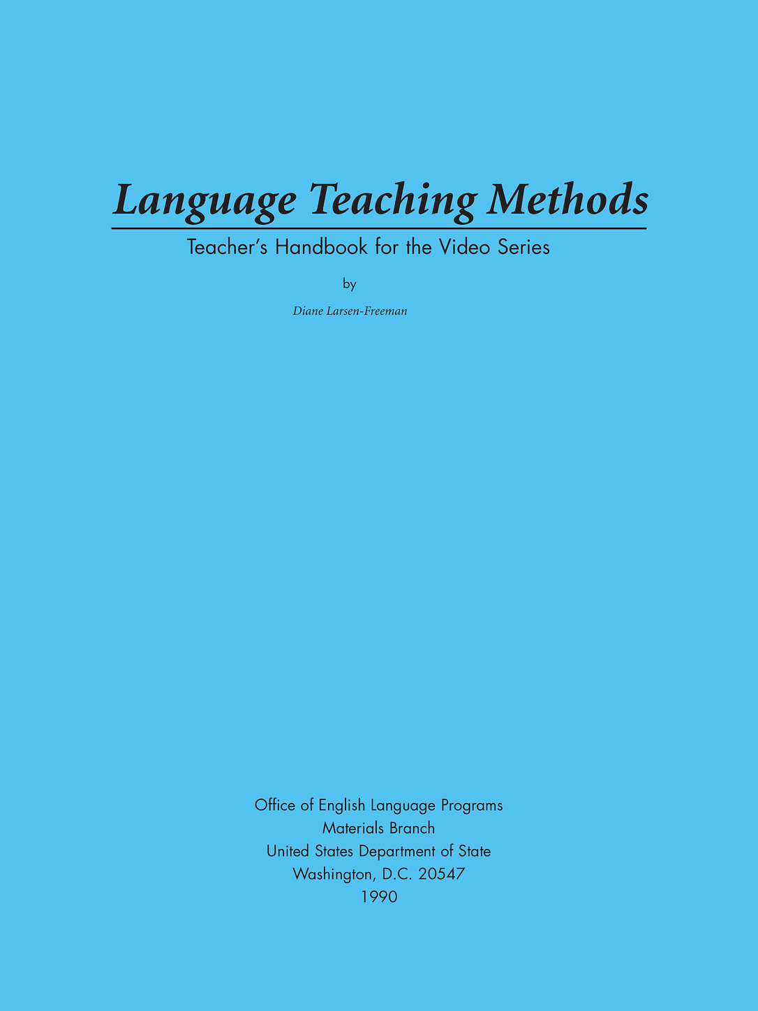 Cover of Language Teaching Methods