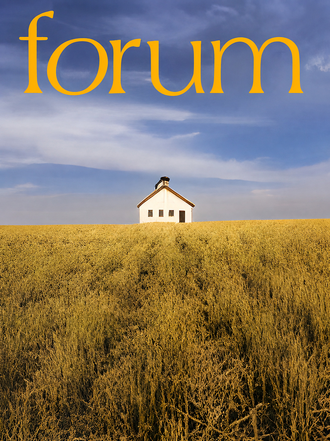 Cover of English Teaching Forum 2005, Volume 43, Number 2 showing a small white house in a field