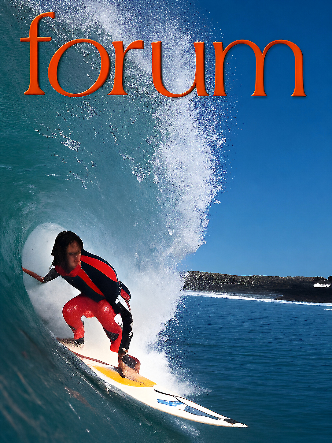 Cover of English Teaching Forum 2005, Volume 43, Number 3 featuring a surfer riding a wave