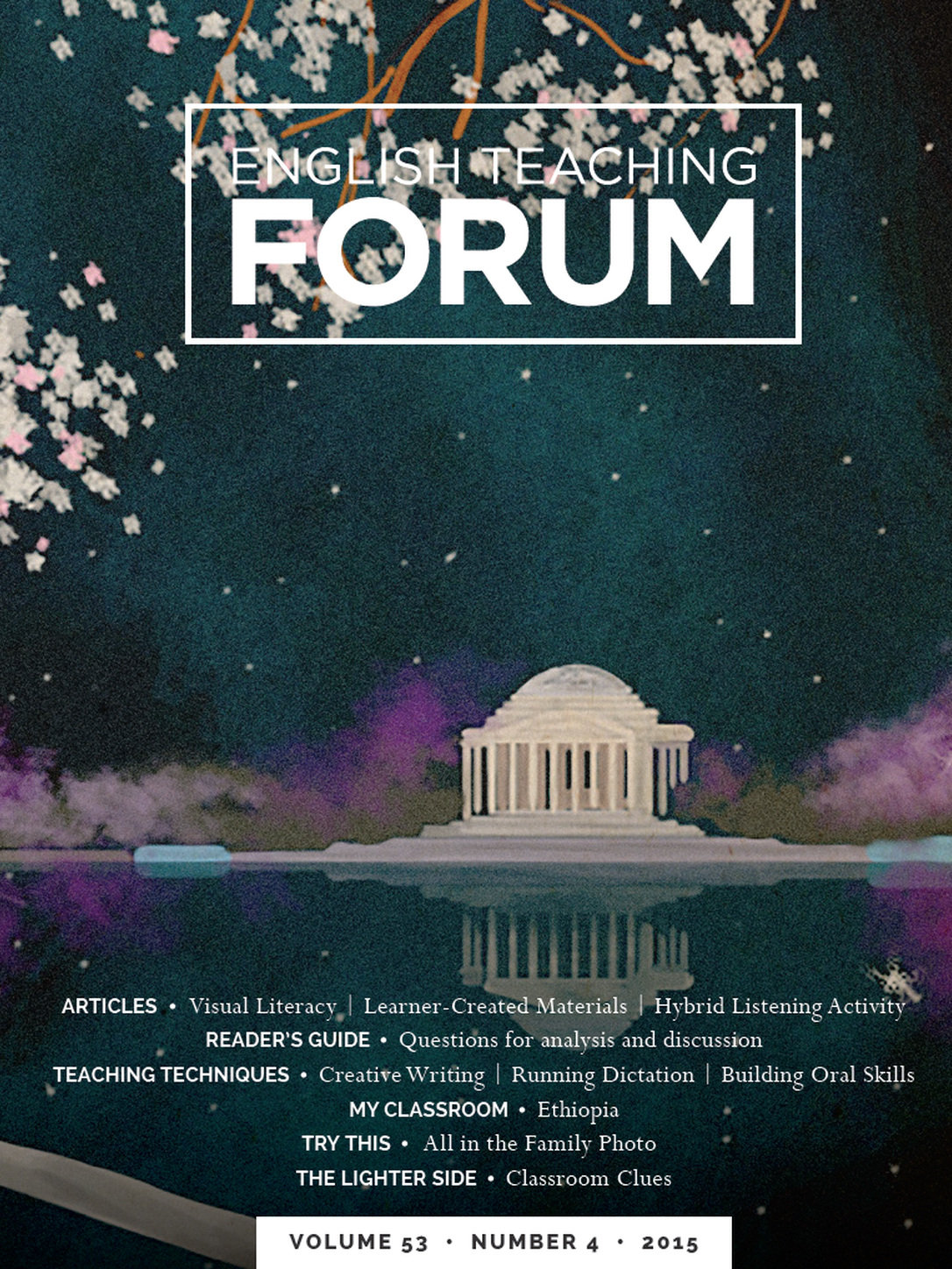 Cover of English Teaching Forum 2015, Volume 53, Number 4