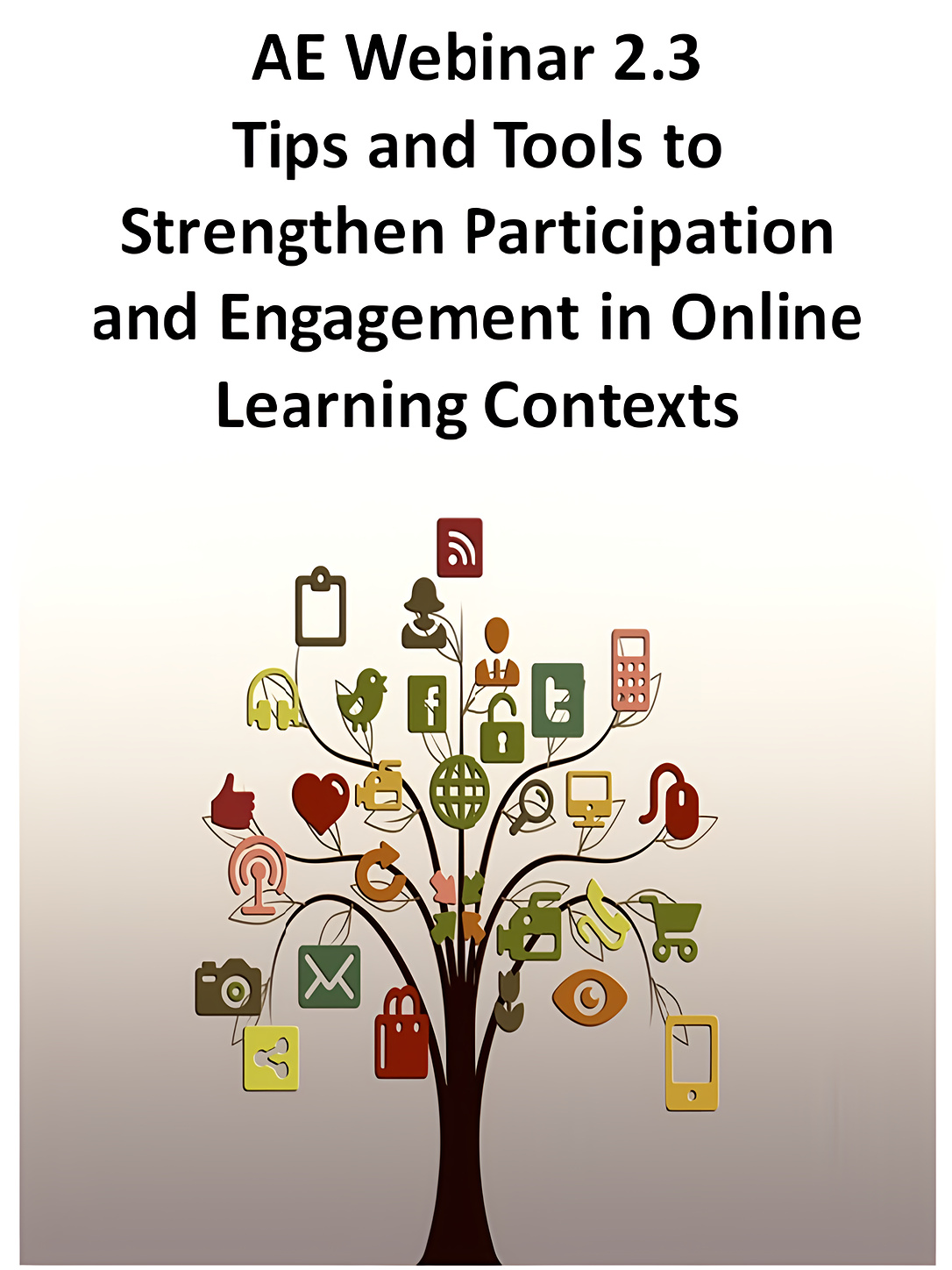 Title cover with graphic of tree that has logos and various images hanging on branches