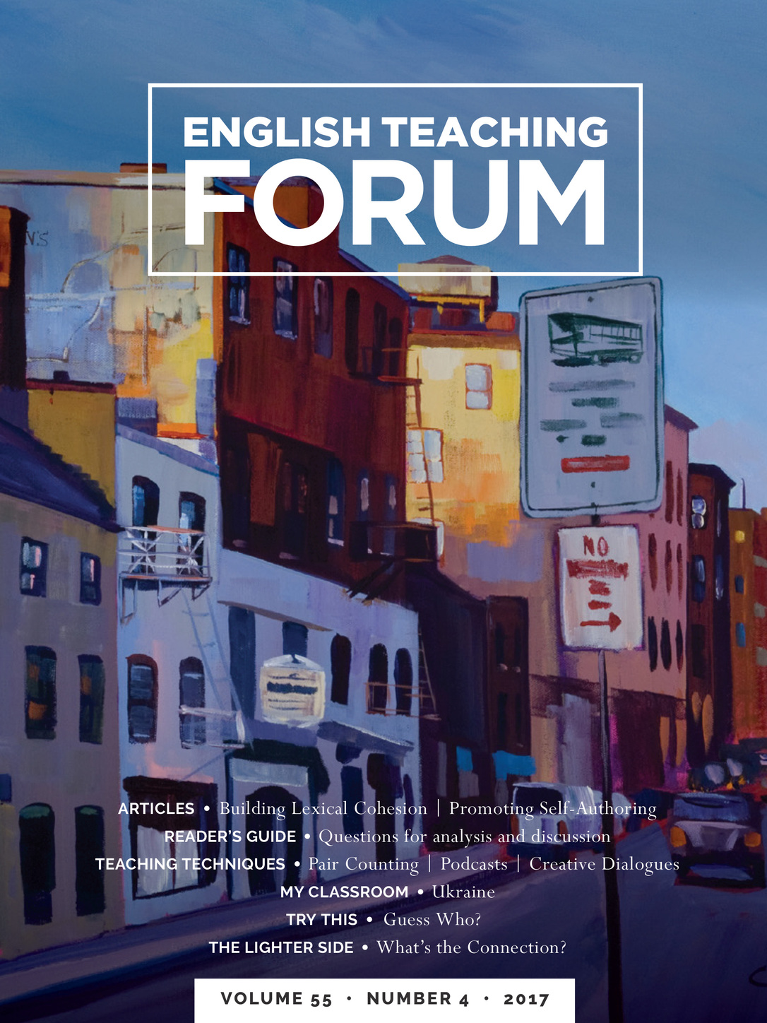 Cover of English Teaching Forum 2017, Volume 55, Number 4