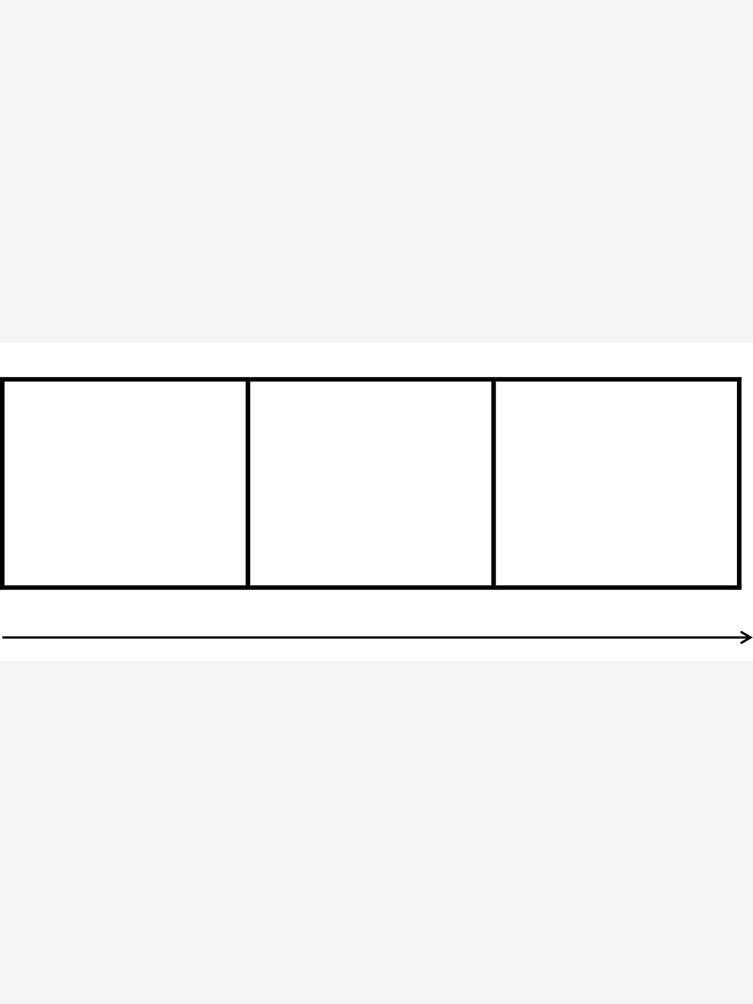 A four-panel board supports a move-and-say reading activity.