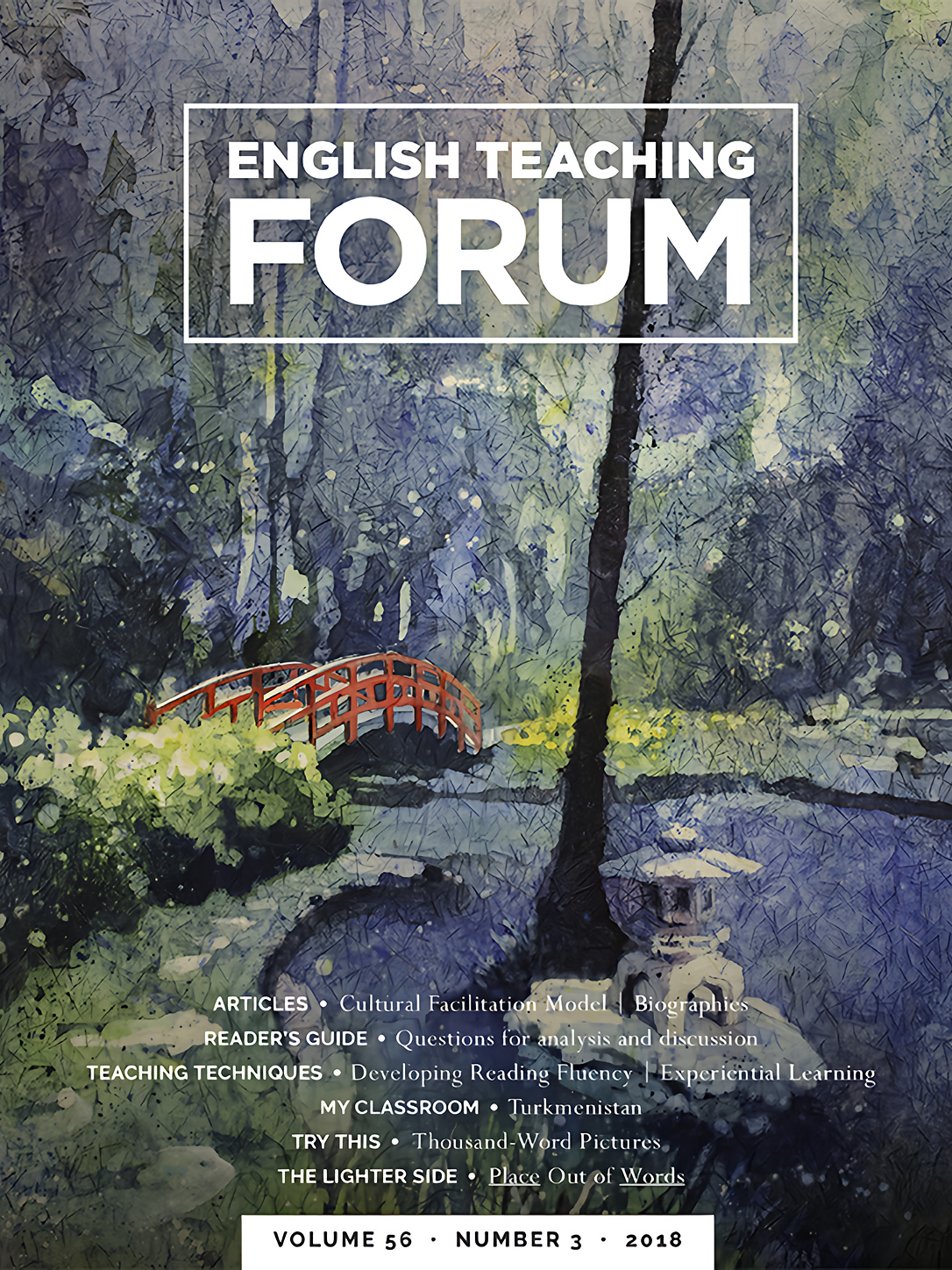 Cover of English Teaching Forum 2018, Volume 56, Number 3