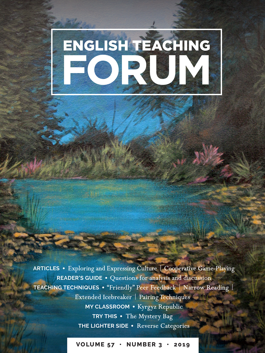 Cover of English Teaching Forum 2019, Volume 57, Number 3