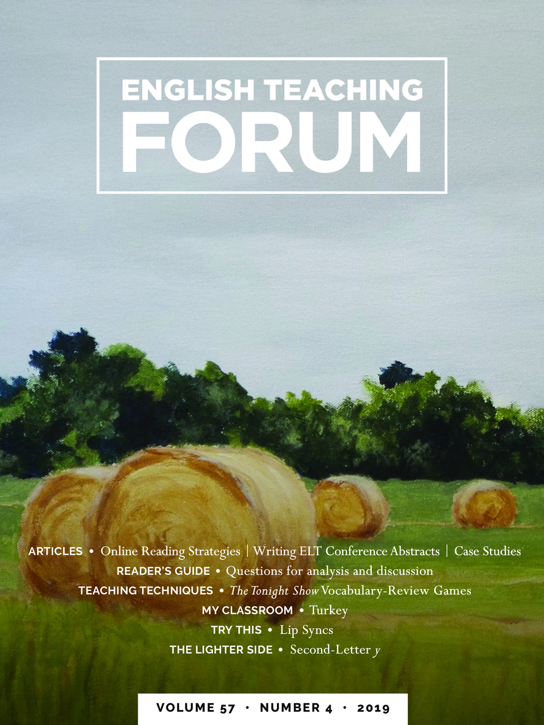 Cover of English Teaching Forum 2019, Volume 57, Number 4