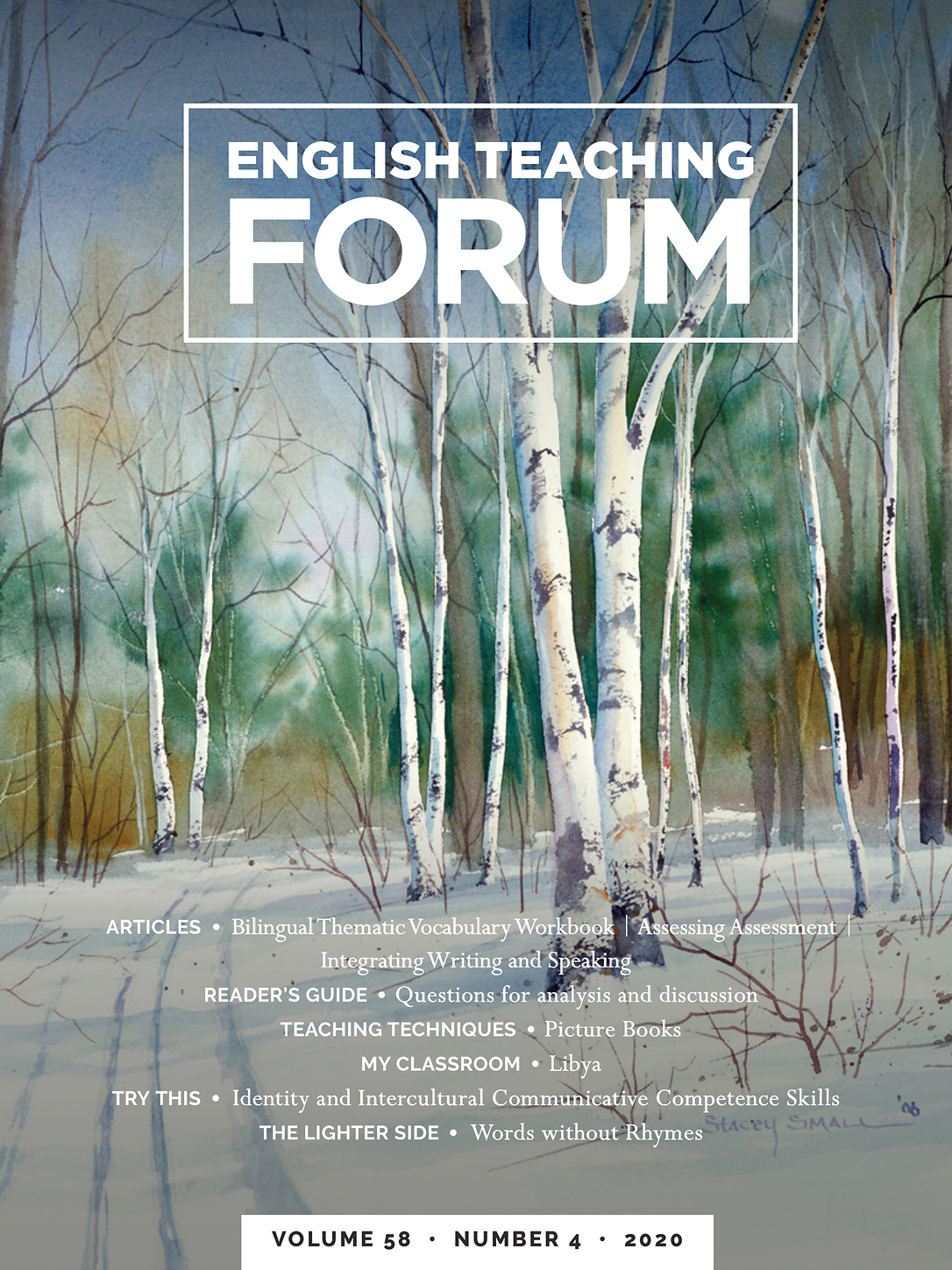 Cover of English Teaching Forum 2020, Volume 58, Number 4