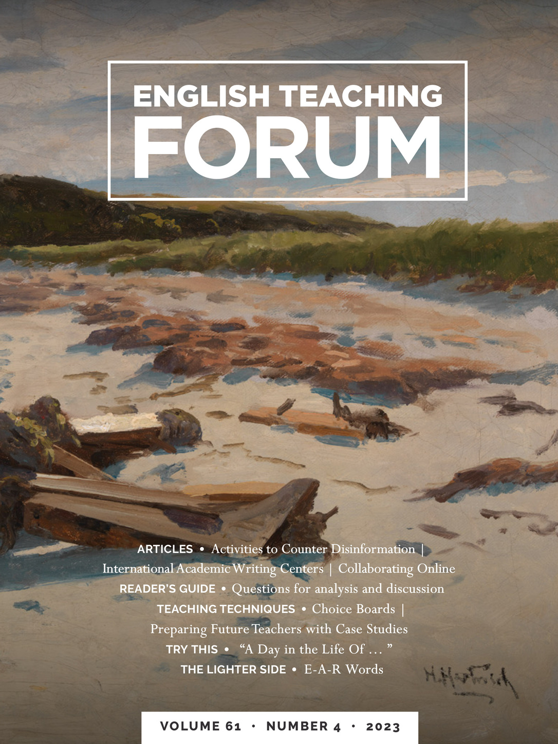 Cover of English Teaching Forum 2023, Volume 61, Number 4